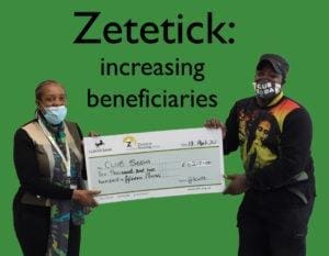 Support for charities